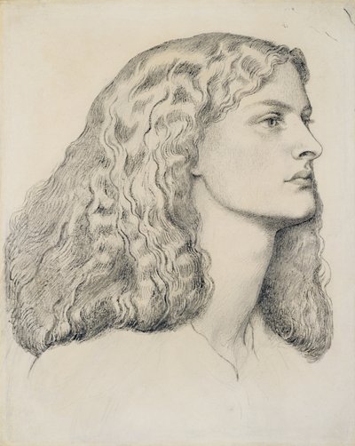 Porträt von Annie Miller, ca. 1860 von Dante Gabriel Charles Rossetti